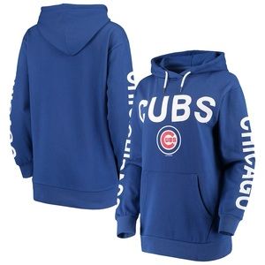 Chicago Cubs G-III 4Her by Carl Banks Women's Extra Inning Colorblock Hoodie
